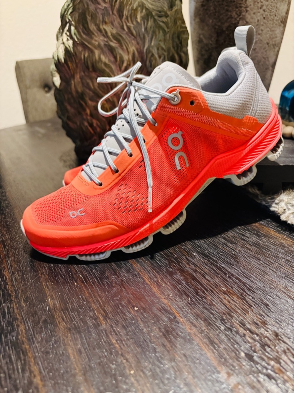ON CLOUD women’s cloud surfer 4 lava/ glacier shoes